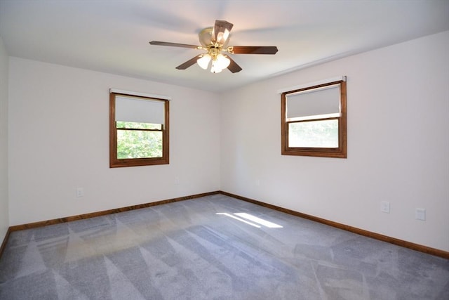 248 Levin Rd, Rockland, MA 02370 - carpeted empty room featuring ceiling fan and baseboards