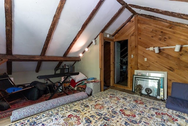 391 Brookfield Rd, Brimfield, MA 01010 - bedroom featuring wood walls