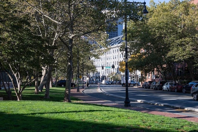 view of road