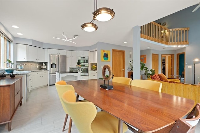 887 High Rock Rd, Fitchburg, MA 01420 - dining space featuring recessed lighting