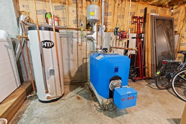 887 High Rock Rd, Fitchburg, MA 01420 - utilities featuring water heater and a heating unit