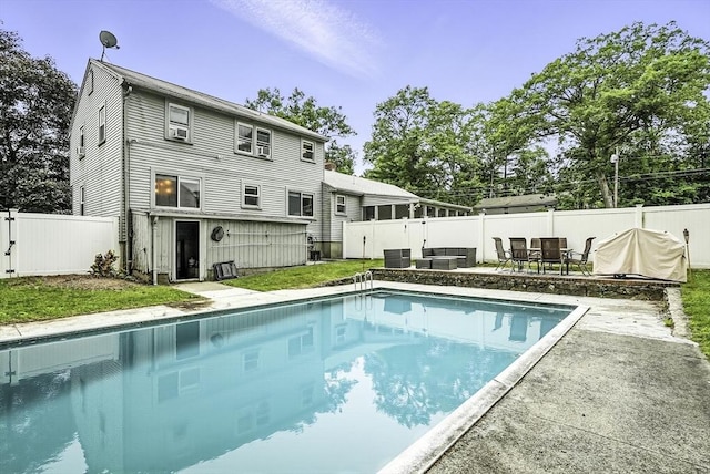 32 Nancy Rd, Milford, MA 01757 - view of pool featuring a patio and a fenced backyard