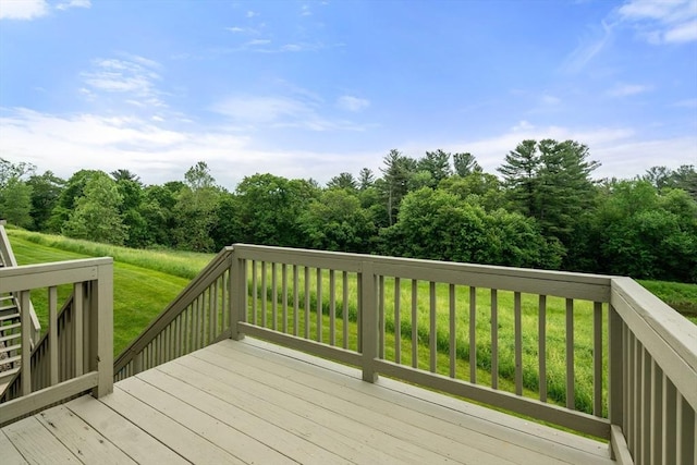 32 Old Framingham Rd Unit 34, Sudbury, MA 01776 - wooden deck with a lawn