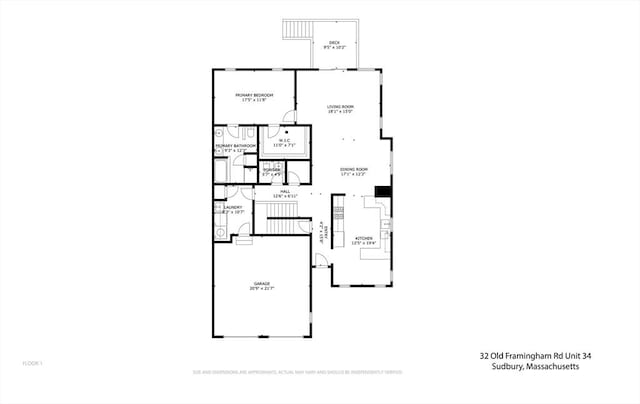 32 Old Framingham Rd Unit 34, Sudbury, MA 01776 - view of room layout