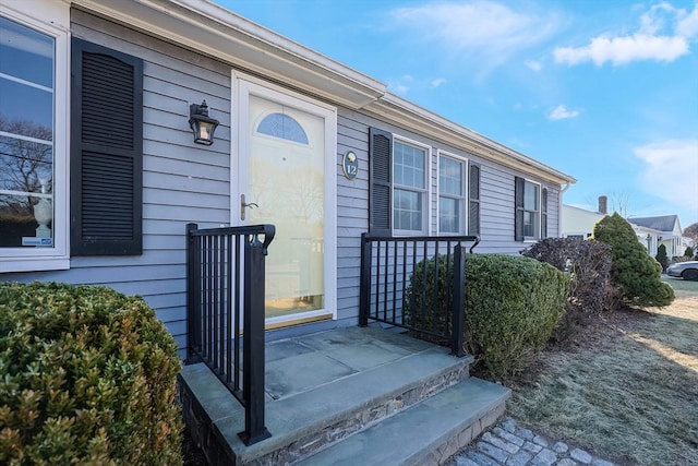 view of entrance to property