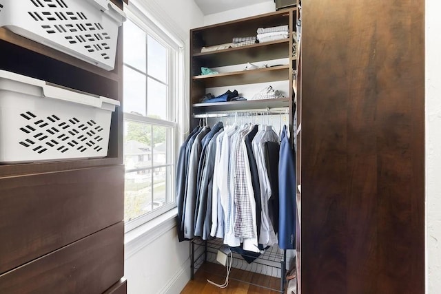 view of closet