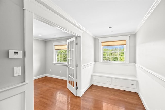 33 Moniz Dr, Westport, MA 02790 - unfurnished room featuring healthy amount of natural light, wood finished floors, crown molding, baseboards, and recessed lighting