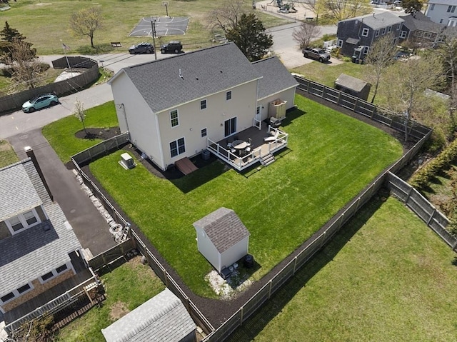 drone / aerial view
