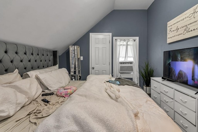 7 S Harlem St, Worcester, MA 01610 - bedroom featuring vaulted ceiling and cooling unit