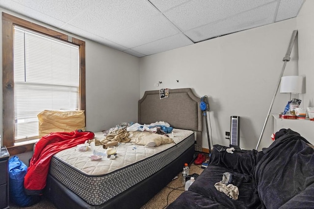 19 Park St, Webster, MA 01570 - bedroom featuring a drop ceiling