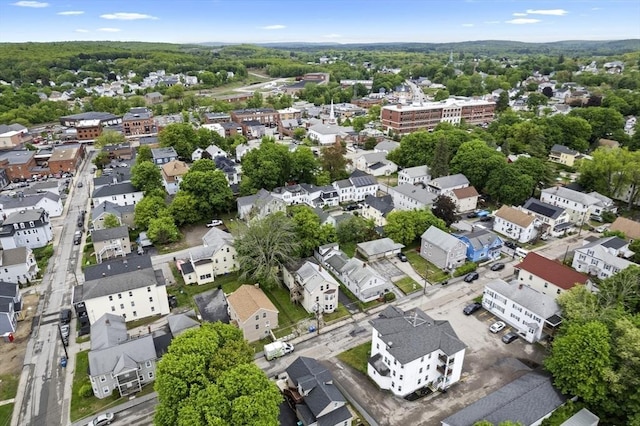 19 Park St, Webster, MA 01570 - aerial view of property and surrounding area featuring nearby suburban area