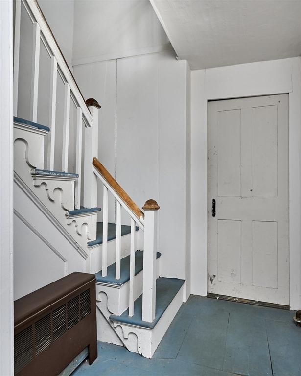 40 Whately Glen Rd, Conway, MA 01341 - stairs with a decorative wall