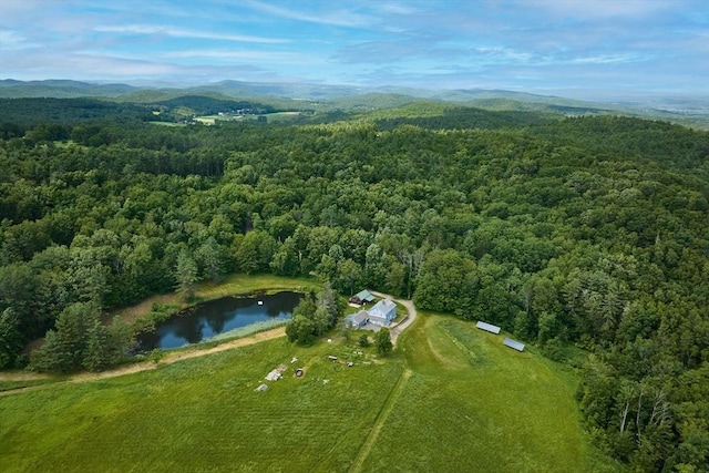 40 Whately Glen Rd, Conway, MA 01341 - view of property location featuring a forest and a water and mountain view