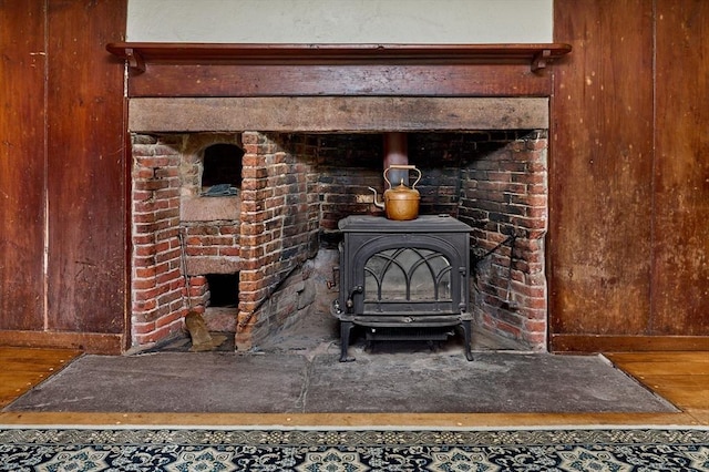 40 Whately Glen Rd, Conway, MA 01341 - detailed view of a wood stove