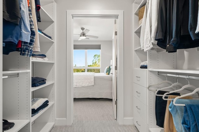 130 Broad Reach Unit 409, Weymouth, MA 02191 - spacious closet with carpet flooring and ceiling fan