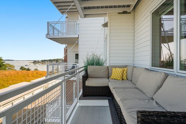 130 Broad Reach Unit 409, Weymouth, MA 02191 - balcony with a water view
