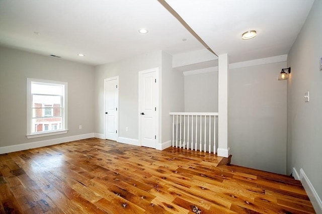89 Morris St, Boston, MA 02128 - spare room with wood finished floors and recessed lighting
