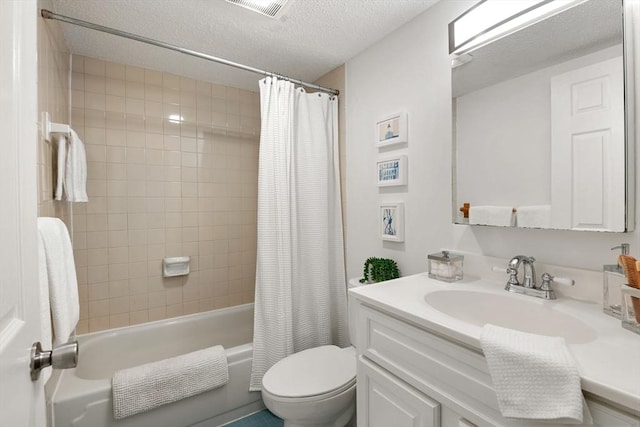 135 Pleasant St Unit 403, Brookline, MA 02446 - full bath featuring vanity, shower / bathtub combination with curtain, and a textured ceiling