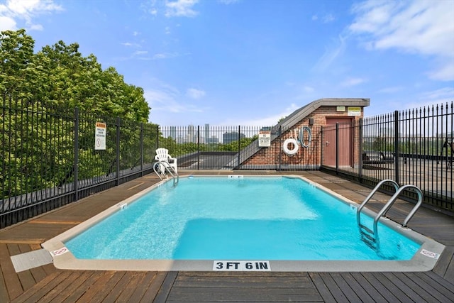 135 Pleasant St Unit 403, Brookline, MA 02446 - community pool featuring a deck