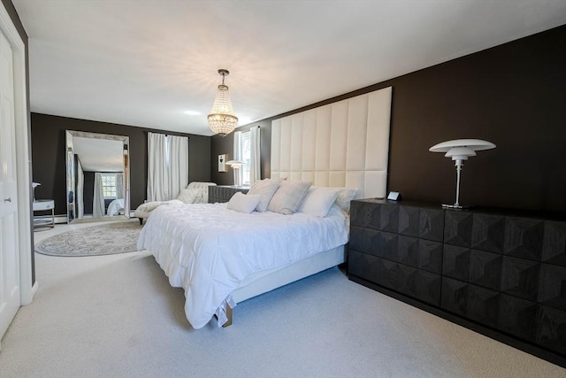 37 Hillcrest Ave, Methuen, MA 01844 - carpeted bedroom with a chandelier
