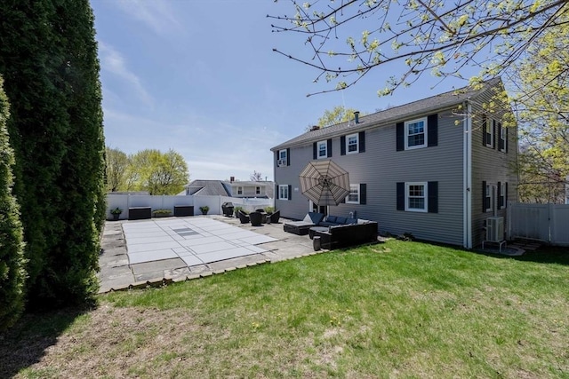 37 Hillcrest Ave, Methuen, MA 01844 - back of house with an outdoor living space and a patio area
