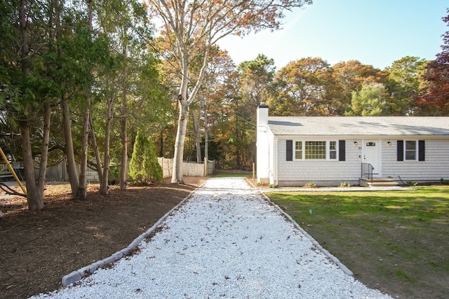 view of ranch-style house