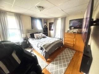 59-61 Waite St, Malden, MA 02148 - bedroom featuring wood finished floors and a paneled ceiling