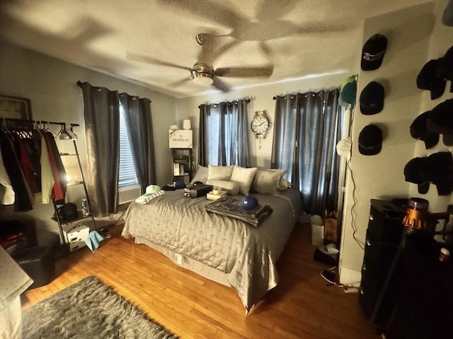 59-61 Waite St, Malden, MA 02148 - bedroom featuring wood finished floors and ceiling fan