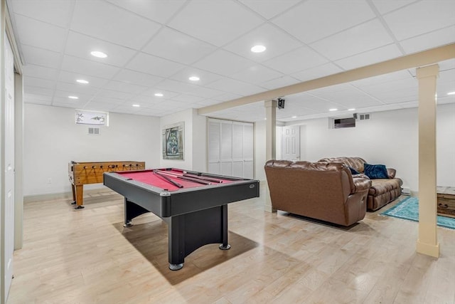 4 Kattail Rd, Hudson, MA 01749 - game room featuring light wood finished floors and pool table