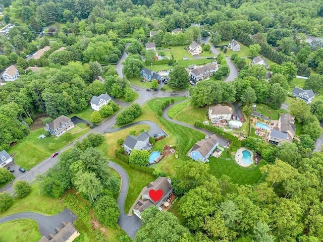 4 Kattail Rd, Hudson, MA 01749 - aerial overview of property's location with nearby suburban area