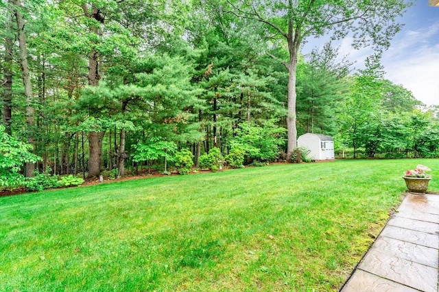 4 Kattail Rd, Hudson, MA 01749 - view of yard with a shed