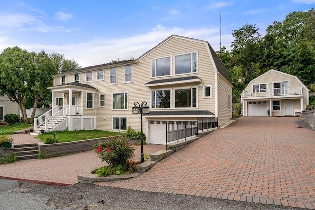 27 Hamilton Pl, Needham, MA 02494 - view of front of home with a gambrel roof