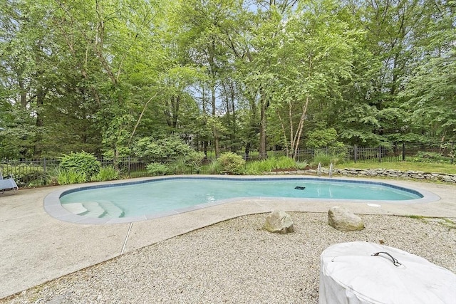 22 High St, Southborough, MA 01772 - view of pool with a fenced backyard and a patio