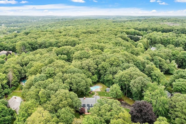 22 High St, Southborough, MA 01772 - drone / aerial view of a heavily wooded area