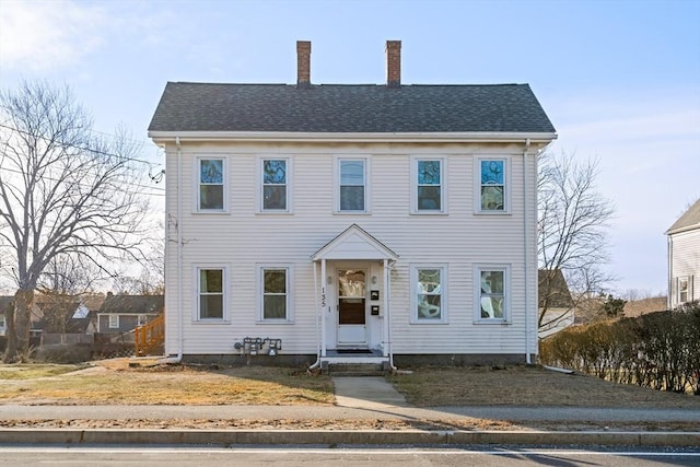 view of colonial house