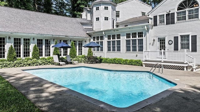 38 Lincoln Cir E, Andover, MA 01810 - swimming pool featuring a patio