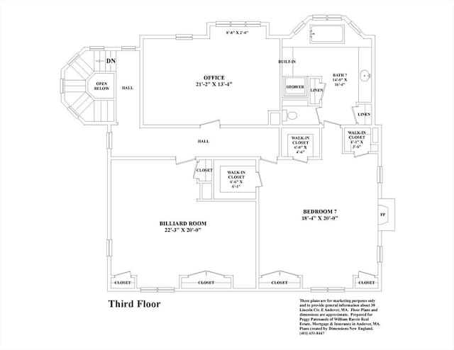 38 Lincoln Cir E, Andover, MA 01810 - view of floor plan / room layout