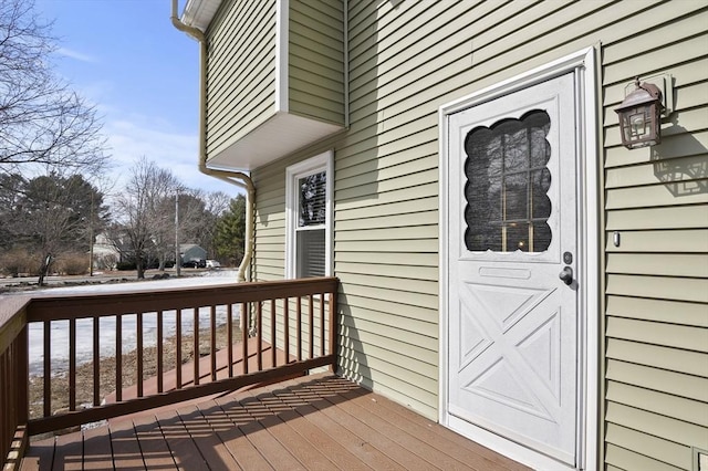 view of entrance to property