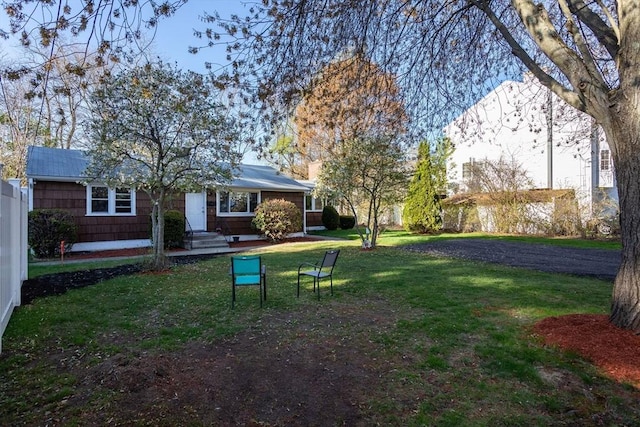 view of yard