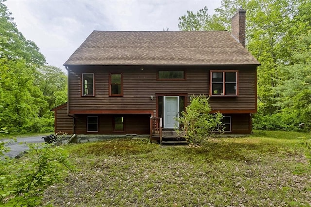 245 State Rd, Phillipston, MA 01331 - view of front of property with a chimney and a shingled roof
