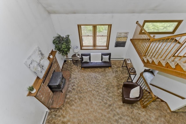 245 State Rd, Phillipston, MA 01331 - living room with carpet flooring