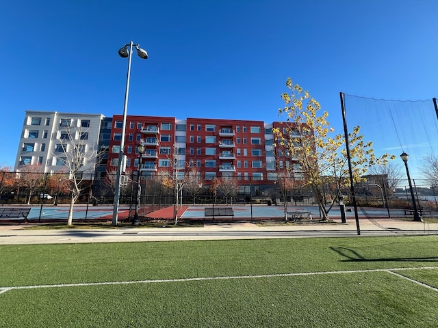 view of sport court