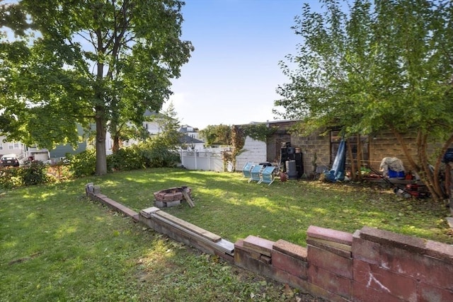 127-129 Franklin St, Malden, MA 02148 - view of yard with an outdoor fire pit