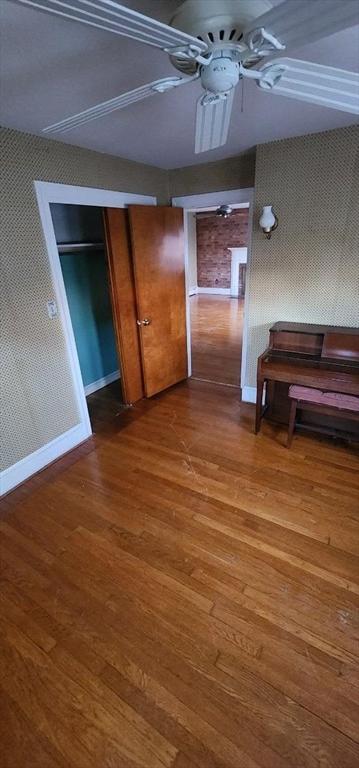 interior space featuring hardwood / wood-style floors