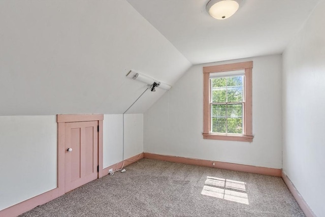 267 Pearl Hill Rd, Fitchburg, MA 01420 - bonus room with lofted ceiling, light carpet, and baseboards