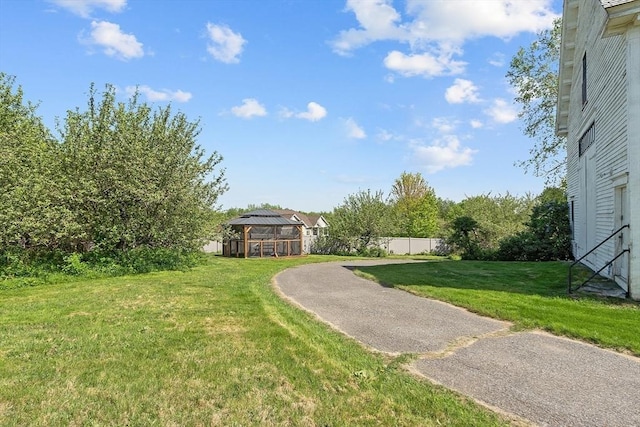 267 Pearl Hill Rd, Fitchburg, MA 01420 - view of yard featuring a gazebo