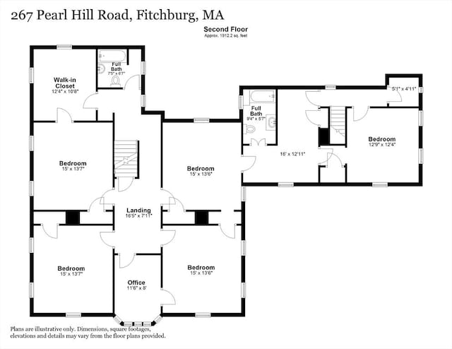 267 Pearl Hill Rd, Fitchburg, MA 01420 - home floor plan