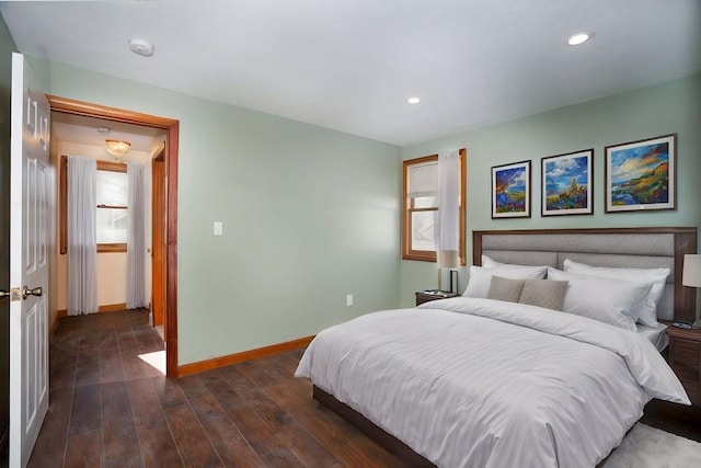 30 Royal St, Randolph, MA 02368 - bedroom with baseboards, dark wood-style floors, and recessed lighting