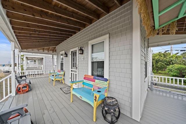 18 Marshfield Ave, Scituate, MA 02066 - deck with a porch