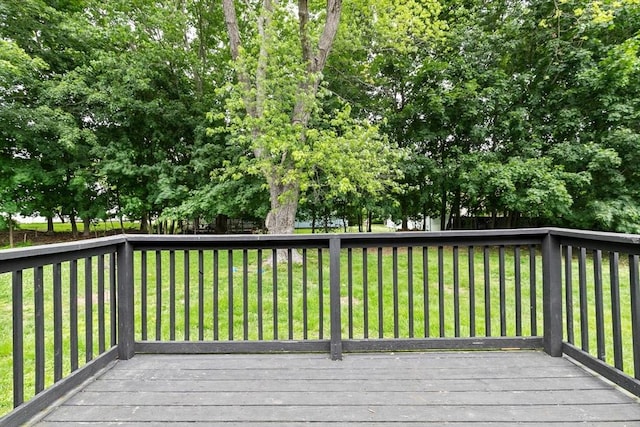 15 Leonard Rd, Sharon, MA 02067 - wooden deck with a lawn